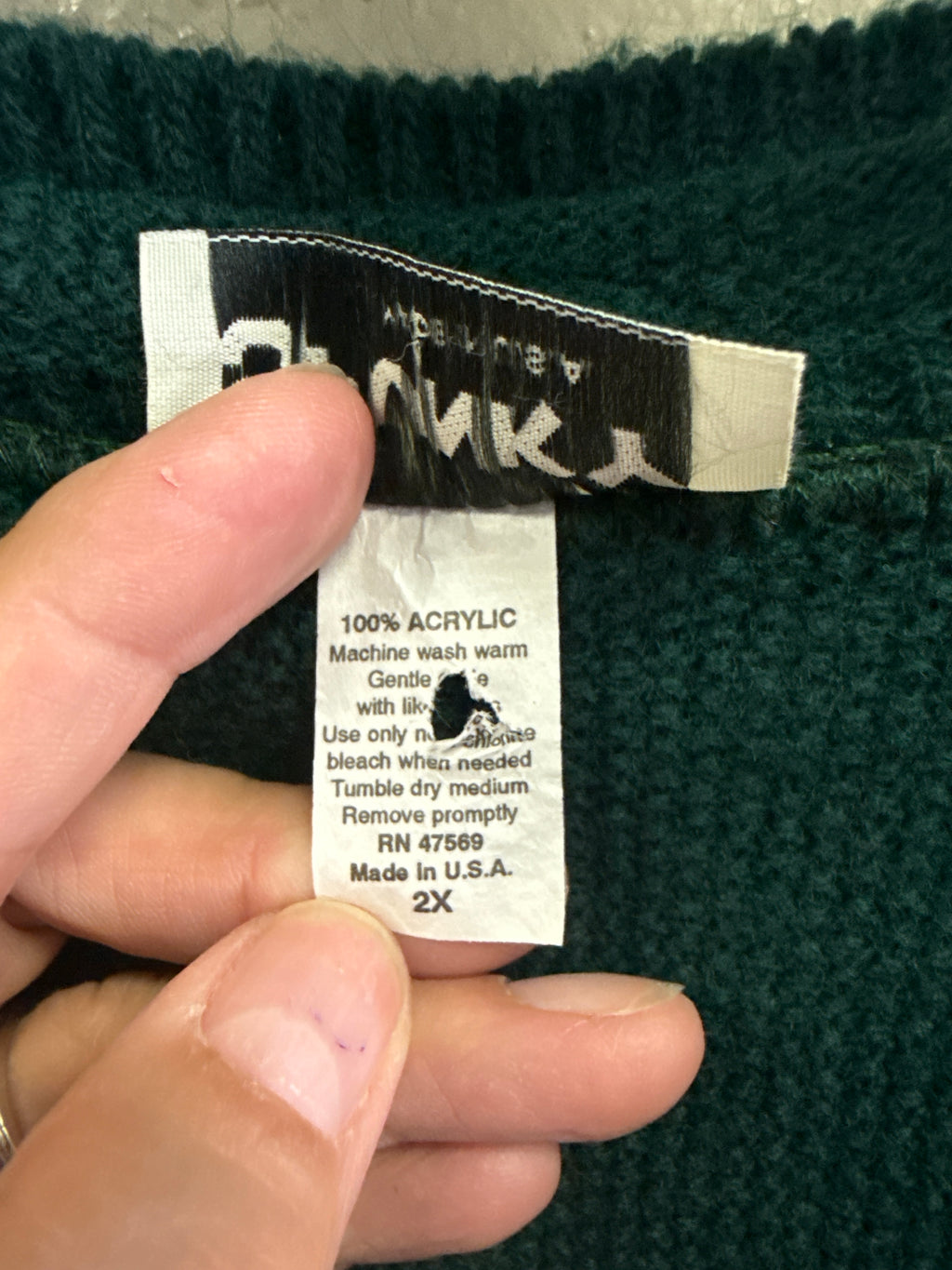 Vtg Spunky Oversized Cardigan