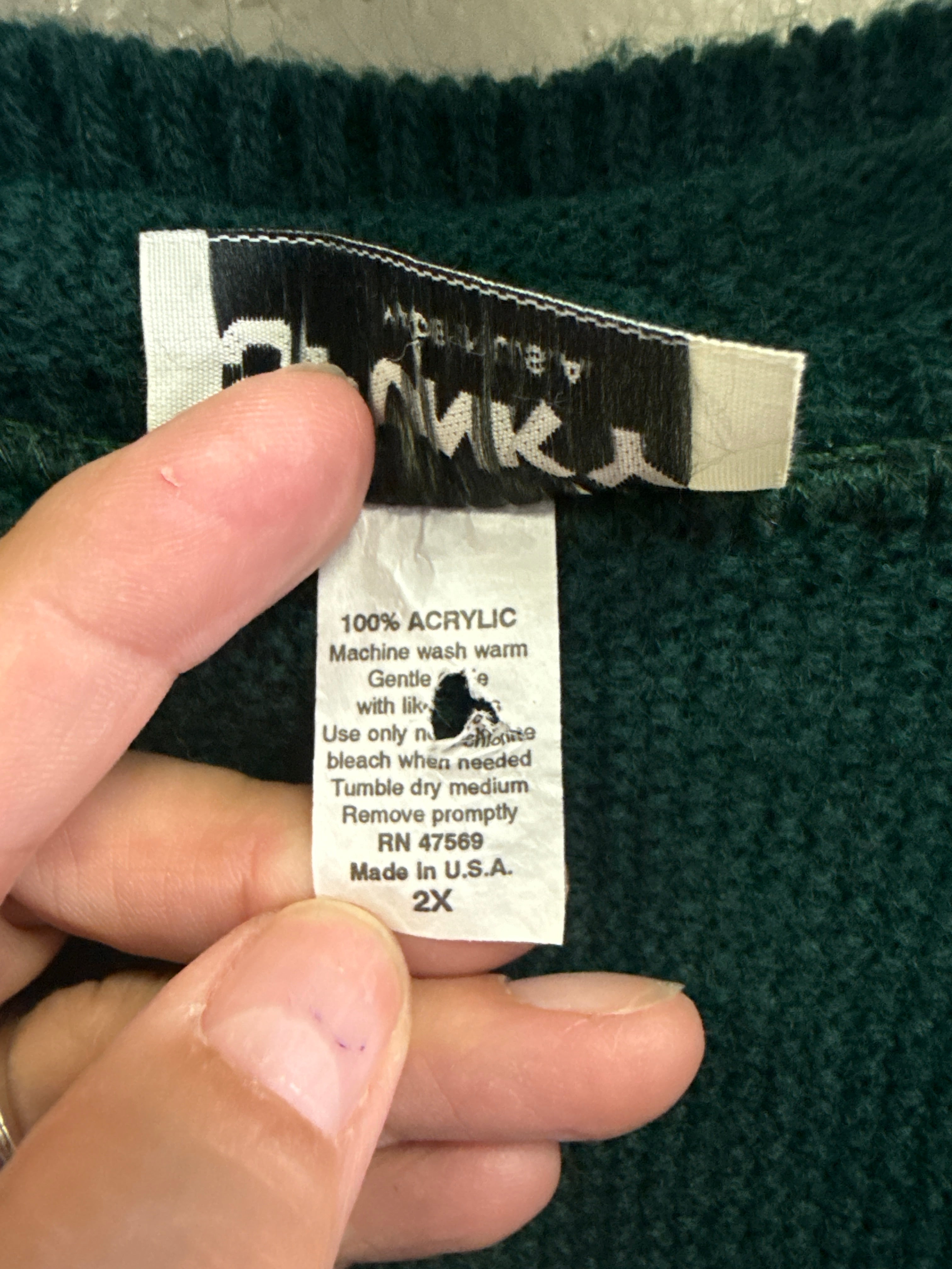 Vtg Spunky Oversized Cardigan