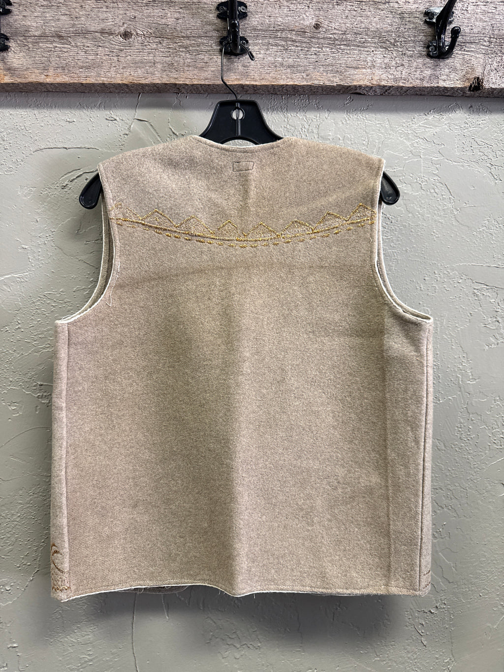Vtg 70s Pakistani Wool Vest