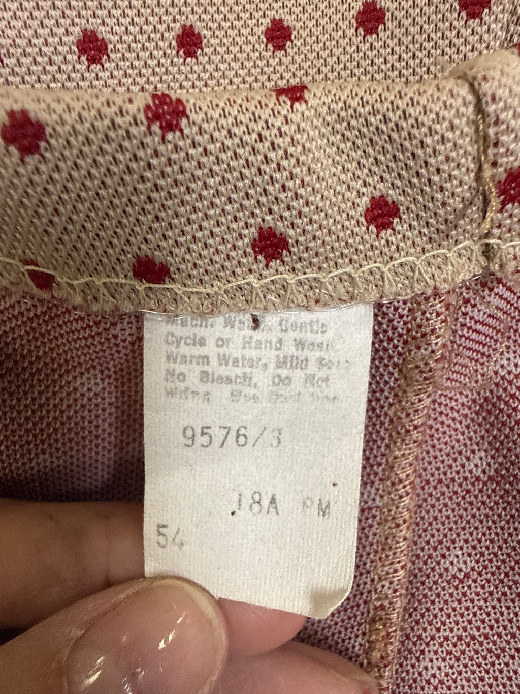 Vtg Verona A-Line Skirt