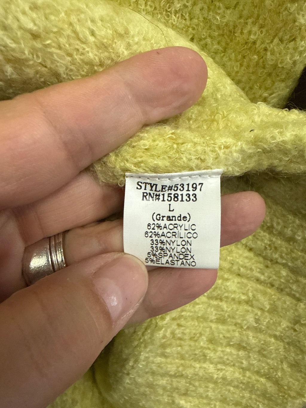 NWOT Staccato T-Neck Sweater (org$48)