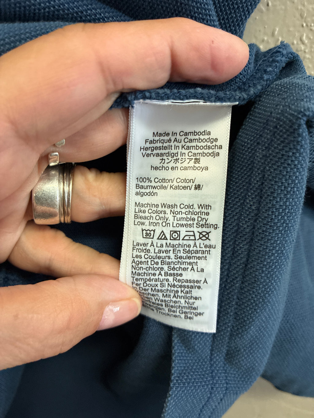 NWT J Crew Washed Pique Pocket Tee