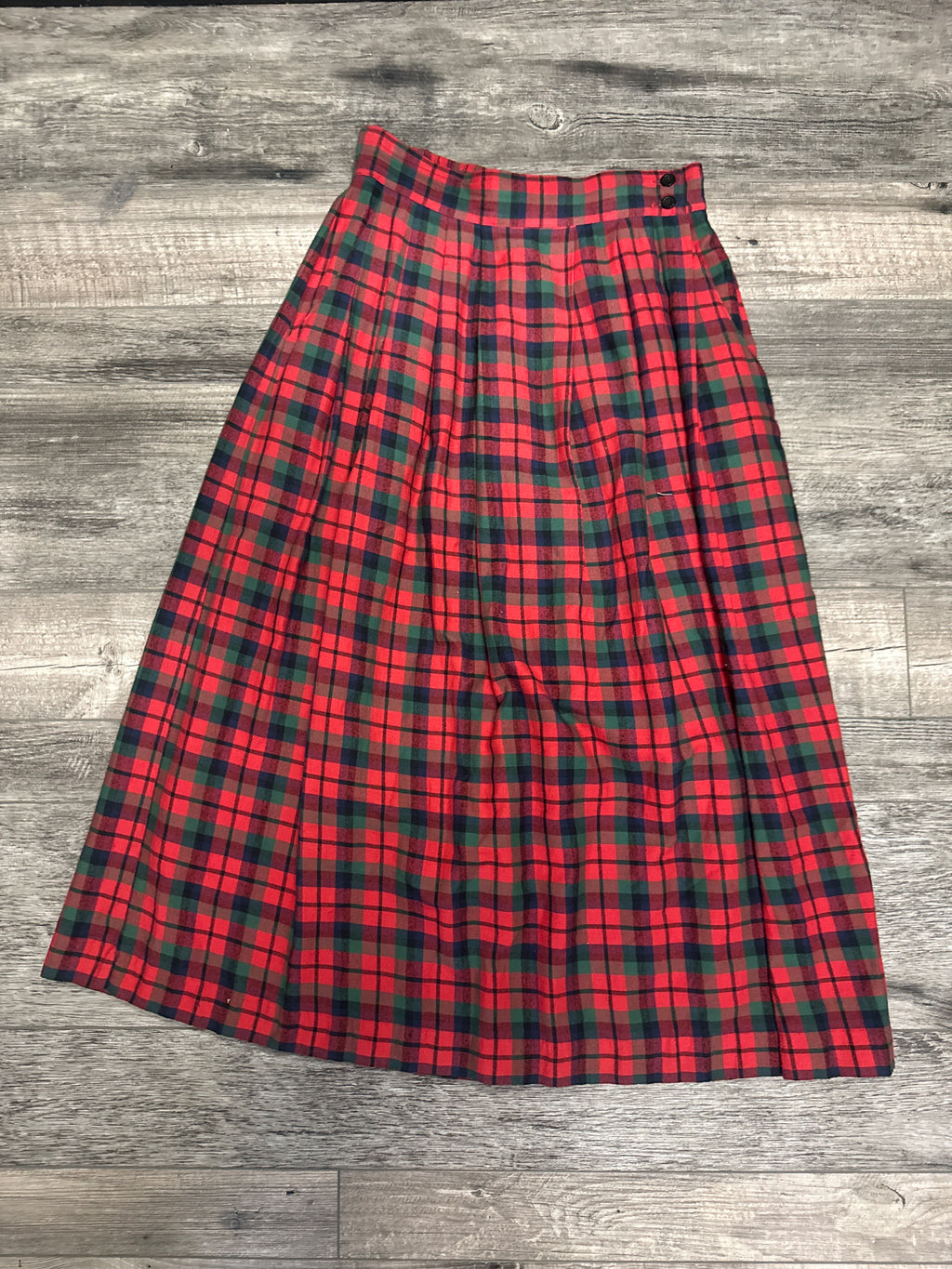 Vtg BellePointe Plaid Skirt