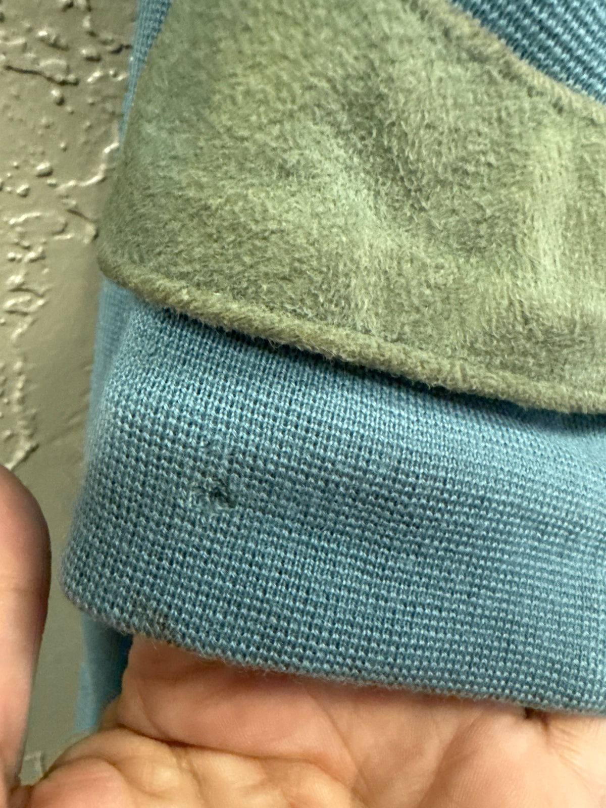 Vtg 70s Pennys Suede & Wool Safari Jacket