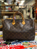 Authentic Vtg Louis Vuitton Monogram Speedy 35