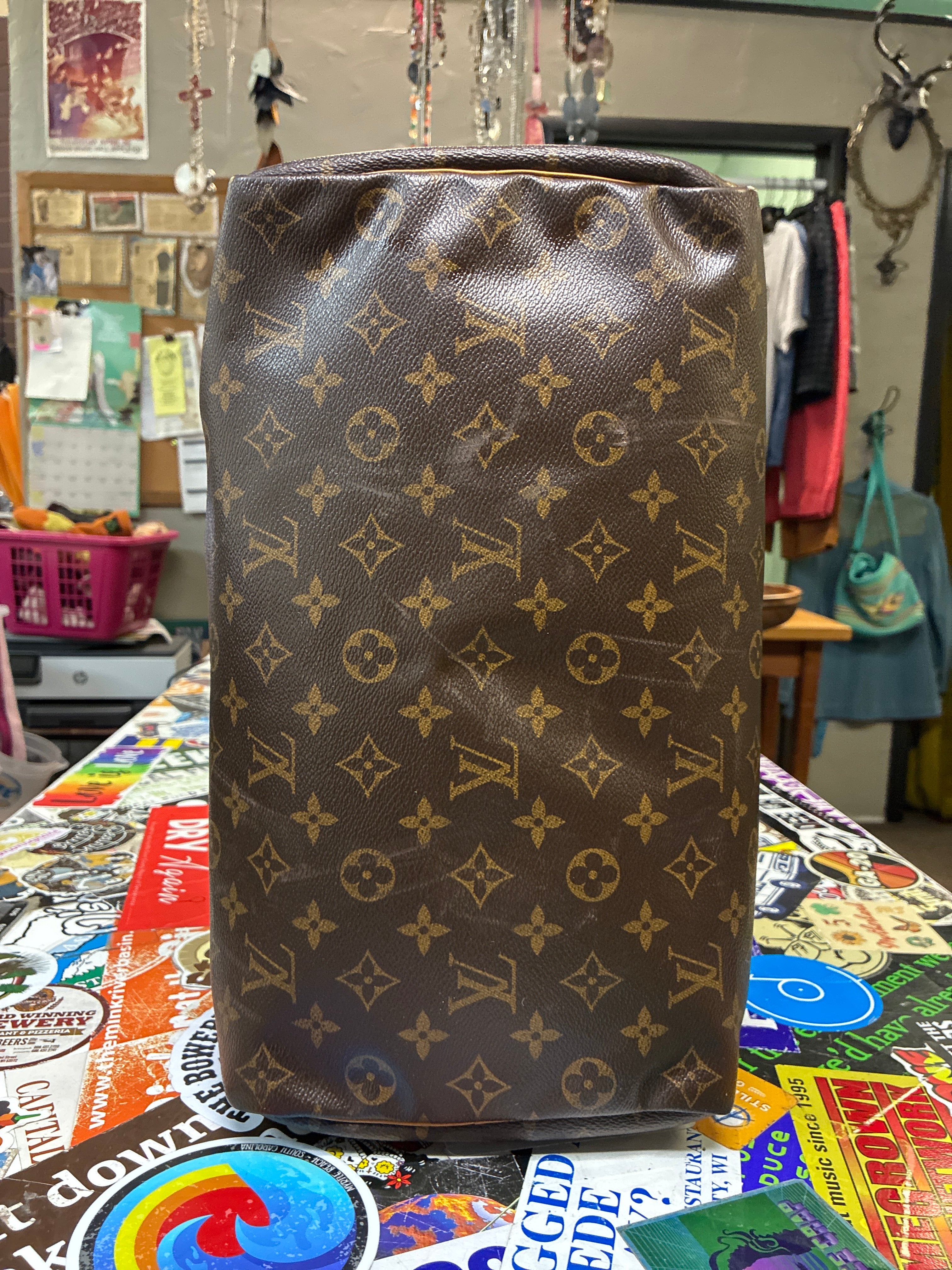 Authentic Vtg Louis Vuitton Monogram Speedy 35