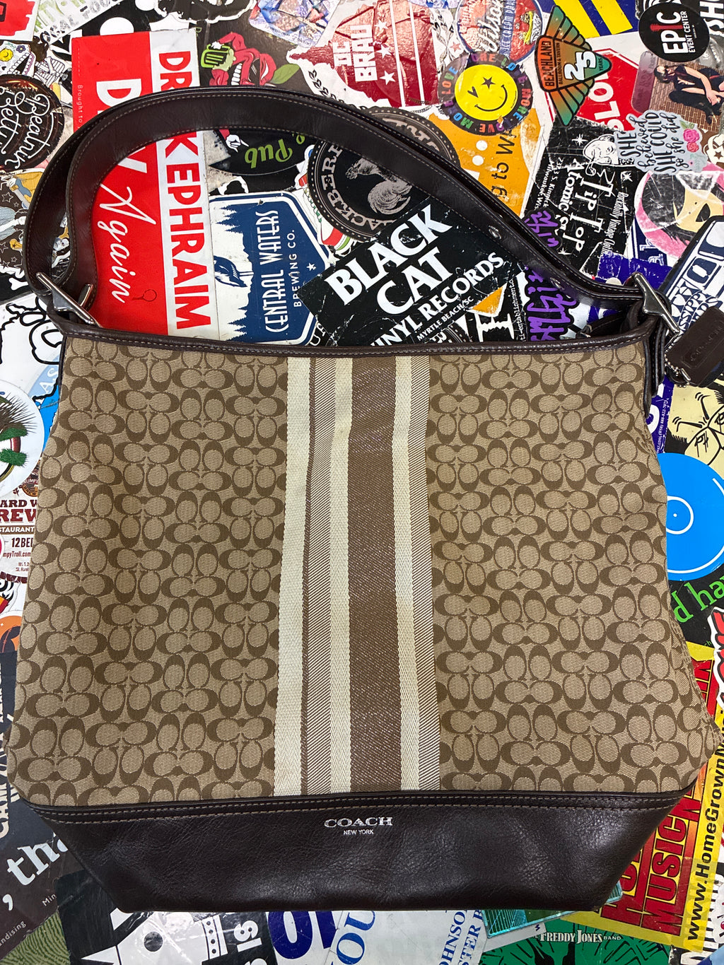 Coach Legacy Signature Stripe Duffle (org$298)