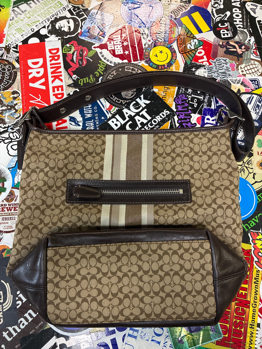 Coach Legacy Signature Stripe Duffle (org$298)