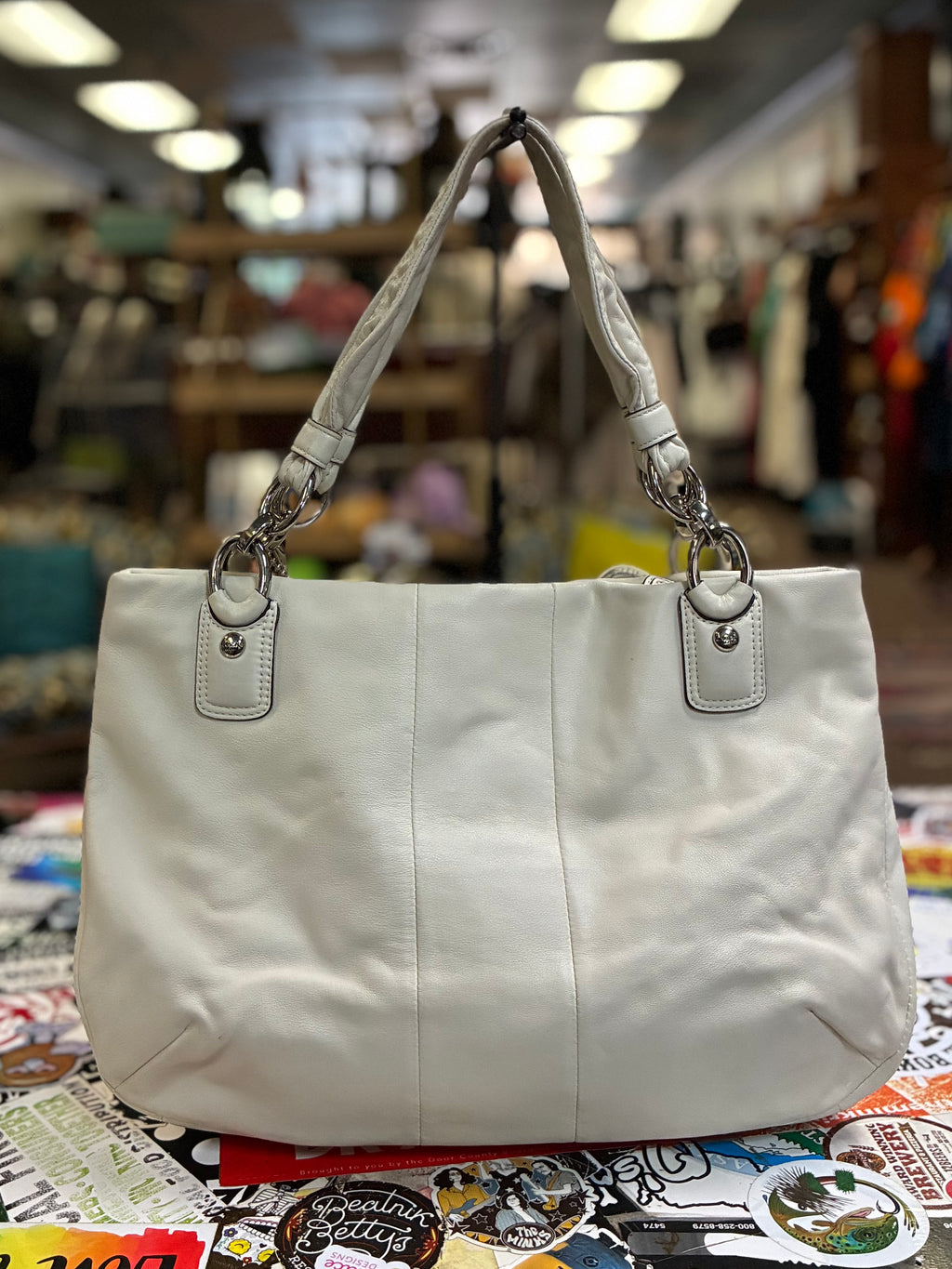 Coach Kristin Leather Satchel (org$398)