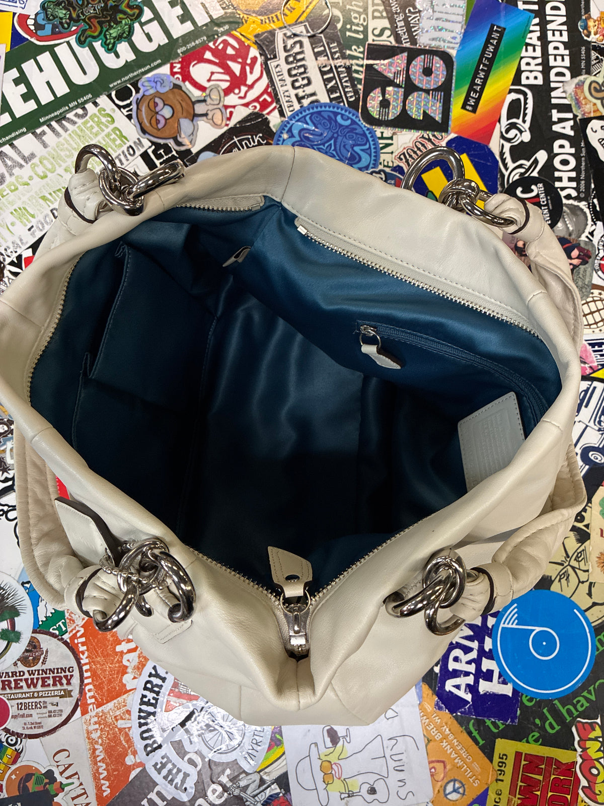 Coach Kristin Leather Satchel (org$398)