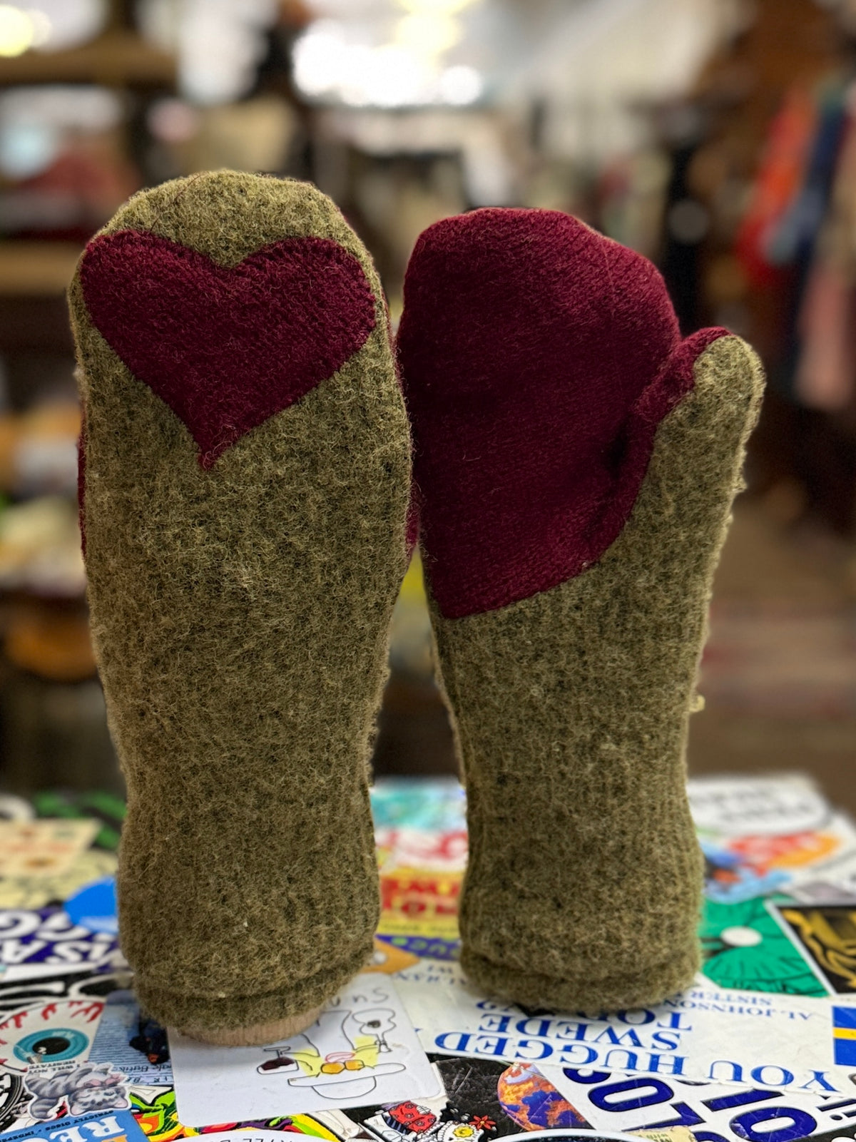 Reclaimed Wool Mittens