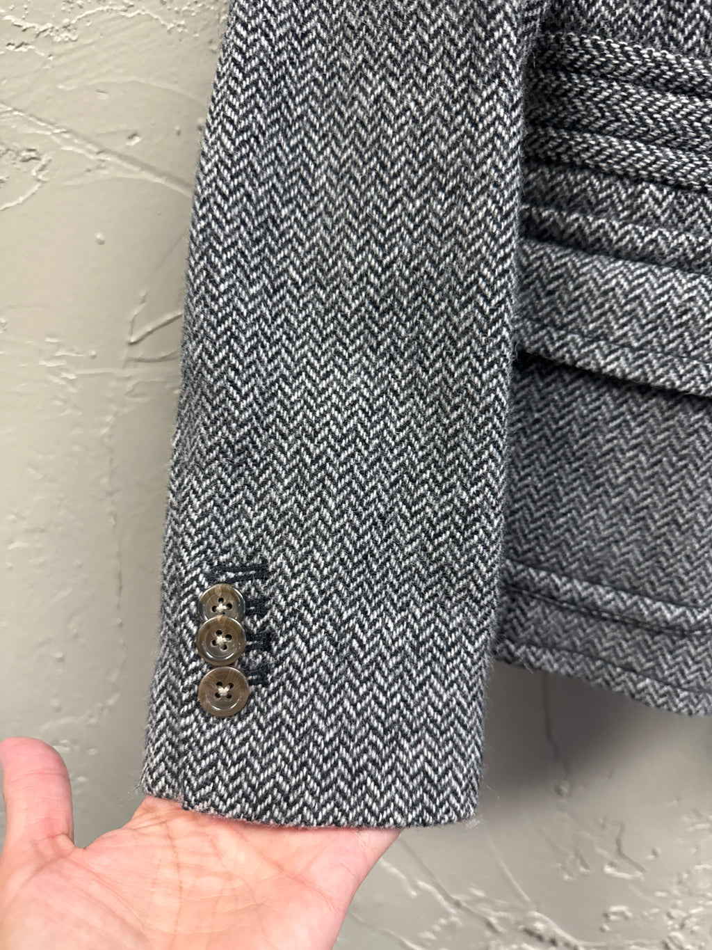Lands End Herringbone Blazer (org$120)