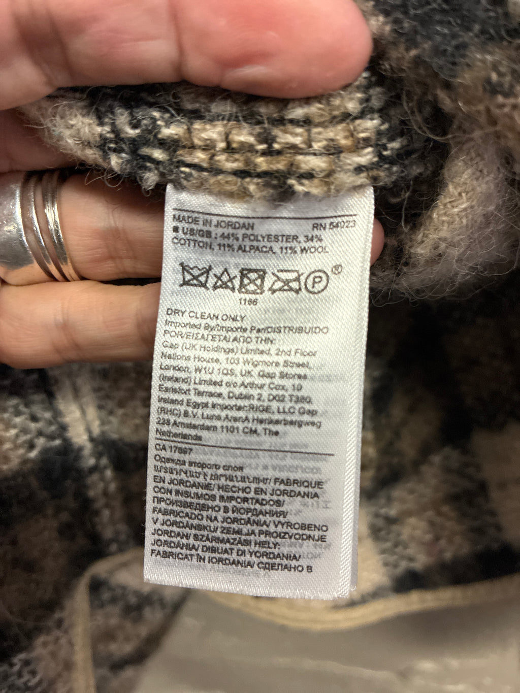 Banana Republic Italian Boucle Shacket (org$279)