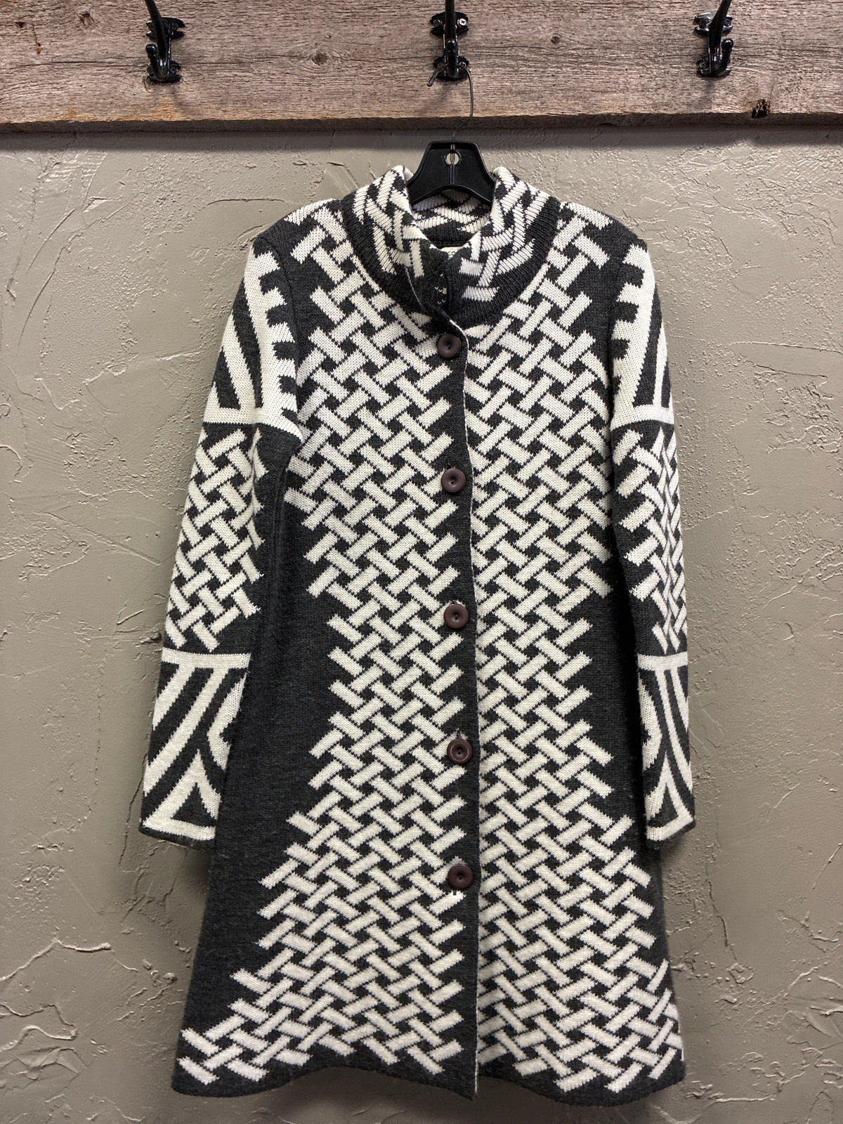 Cocogio Knit Sweater Coat (org$145)