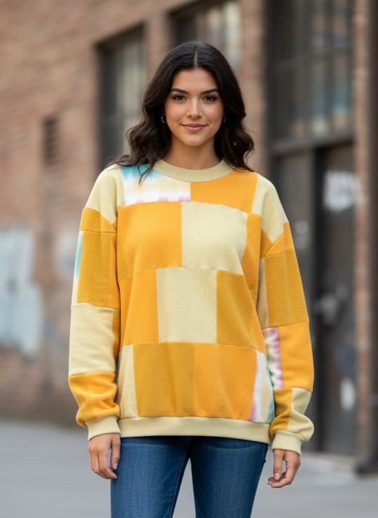 Unisex Patchwork Sweatshirts
