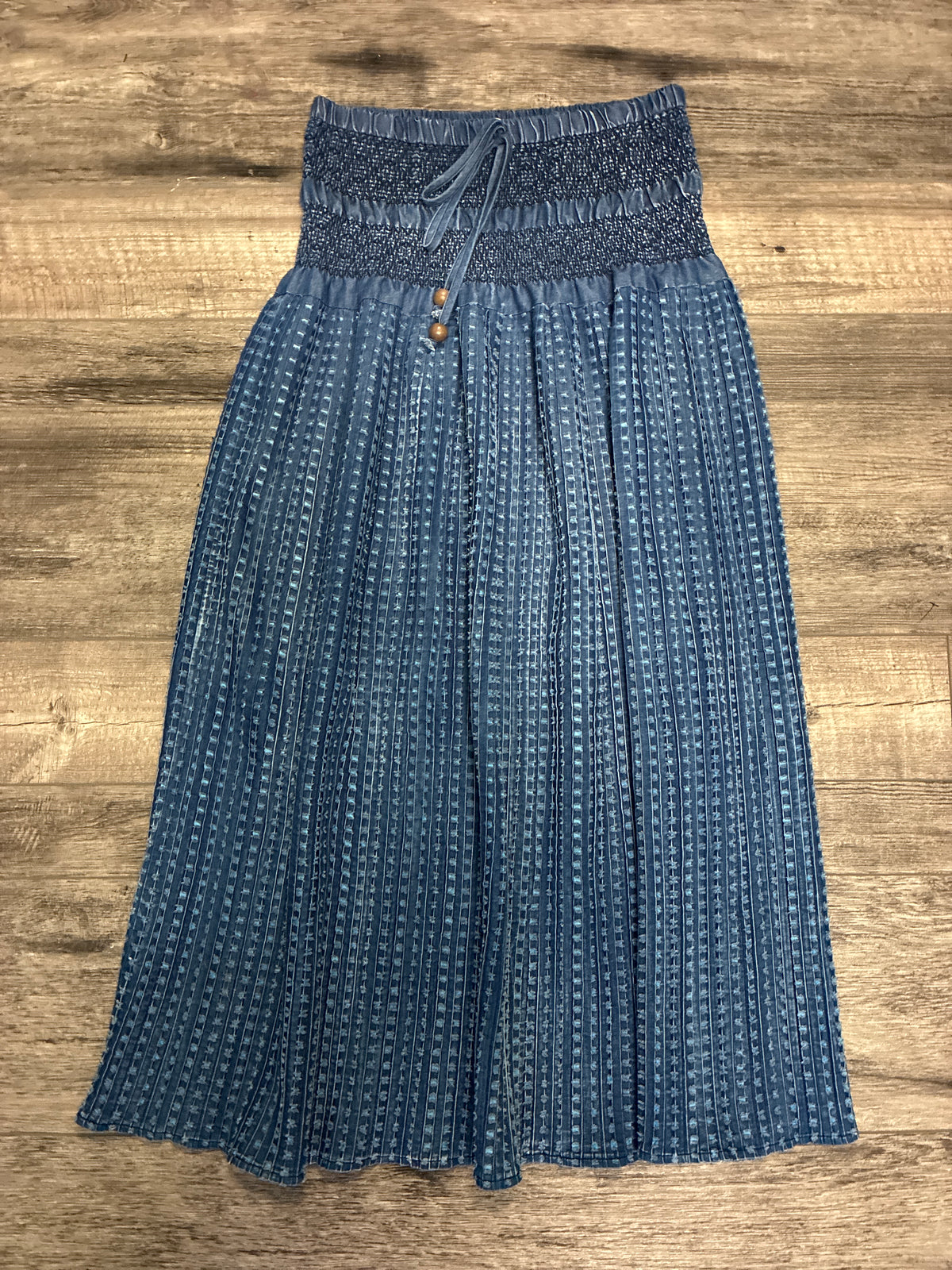 Vtg Y2K Tantrums Chambray Skirt