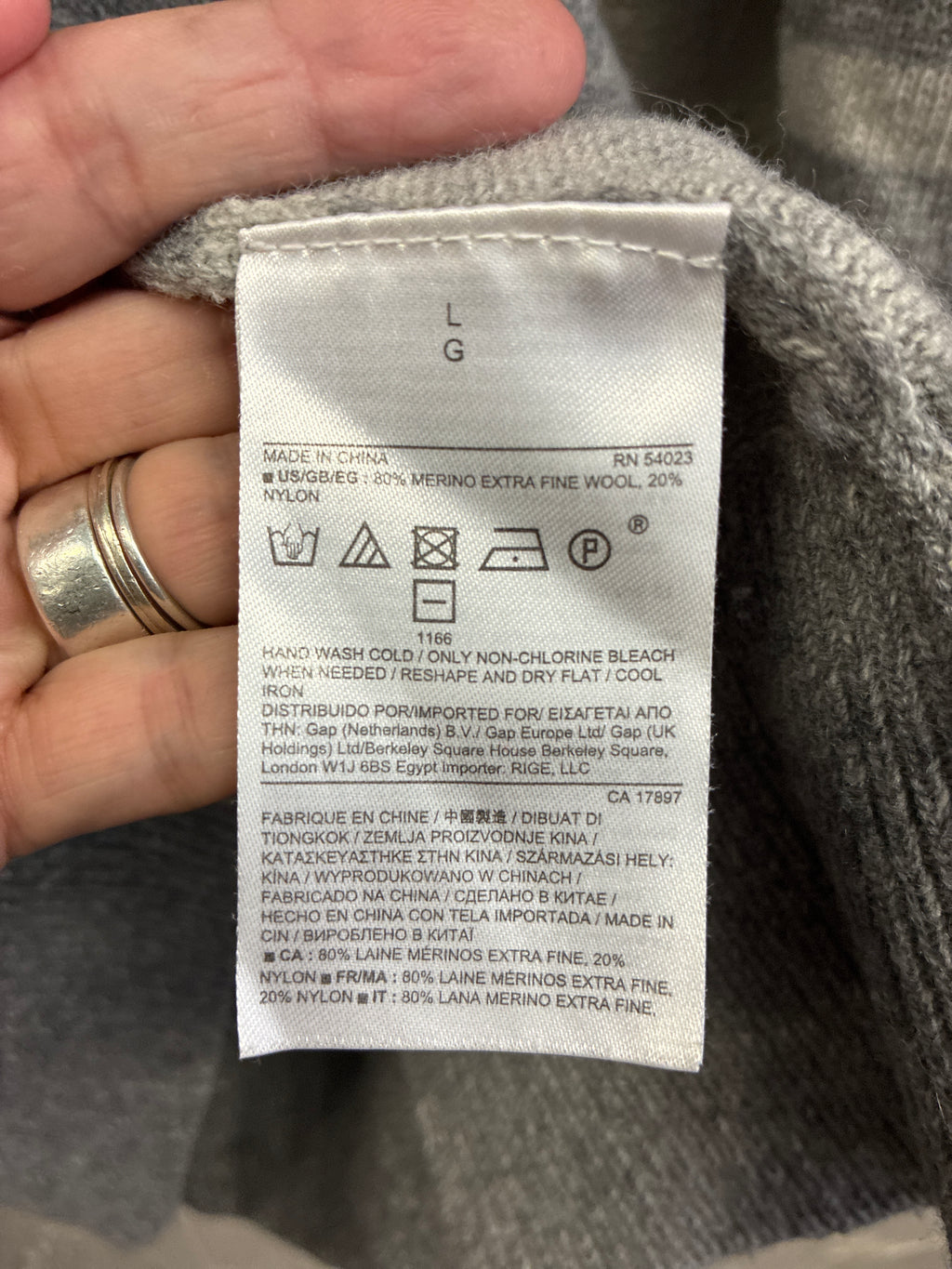 Banana Republic Wool Blend Crew-Neck Sweater (org$130)