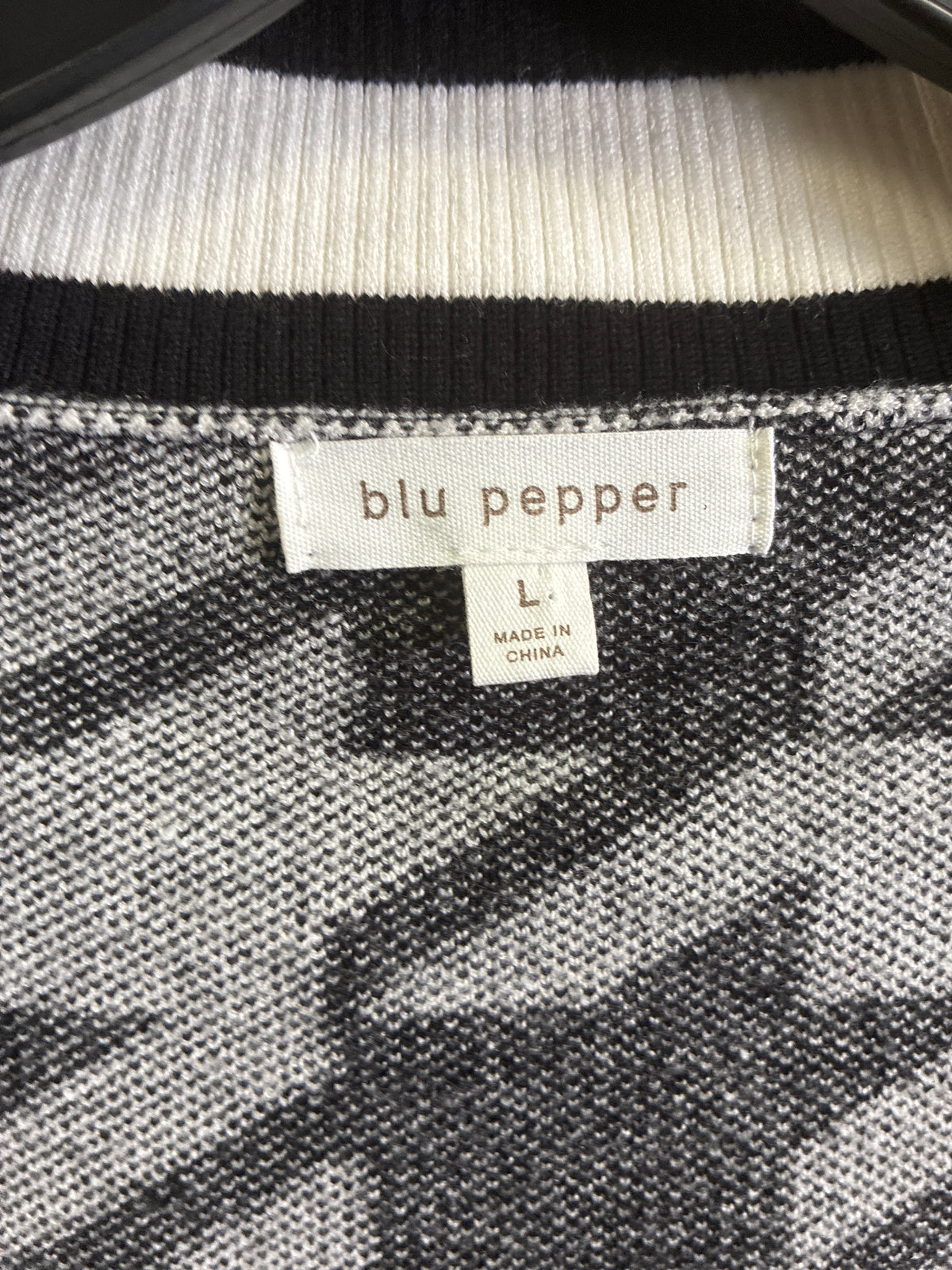 Blu Pepper Houndstooth Cardigan