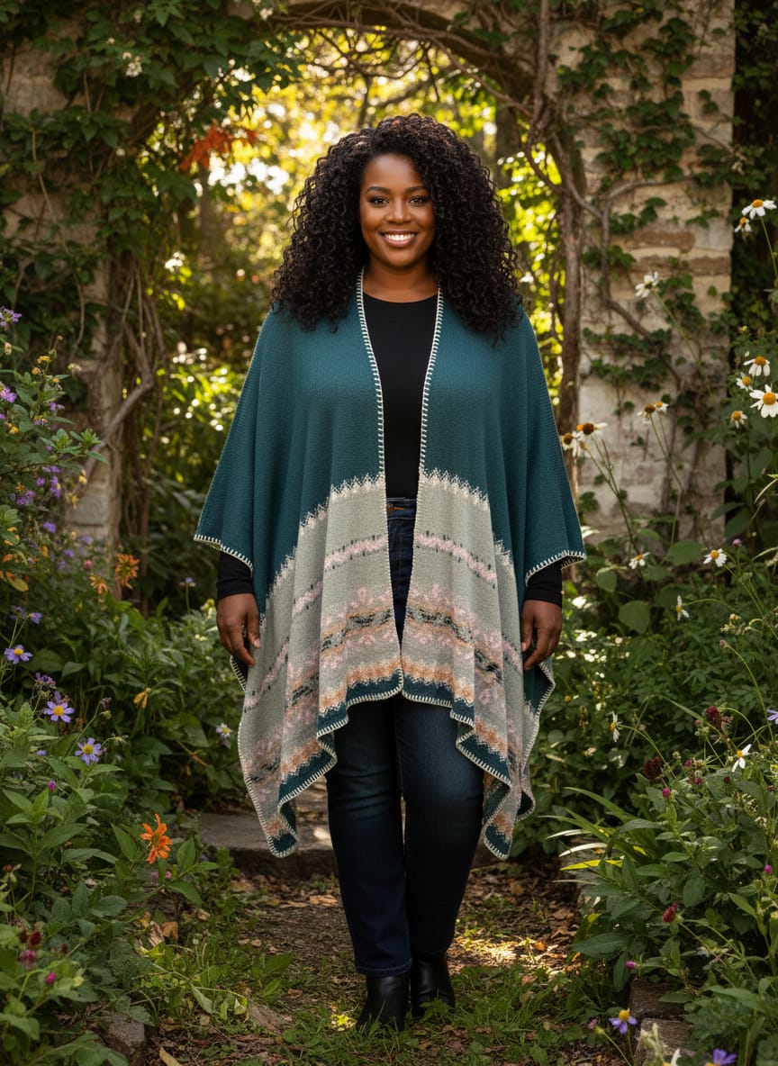 NWT Easel Oversized Wrap (org$60)