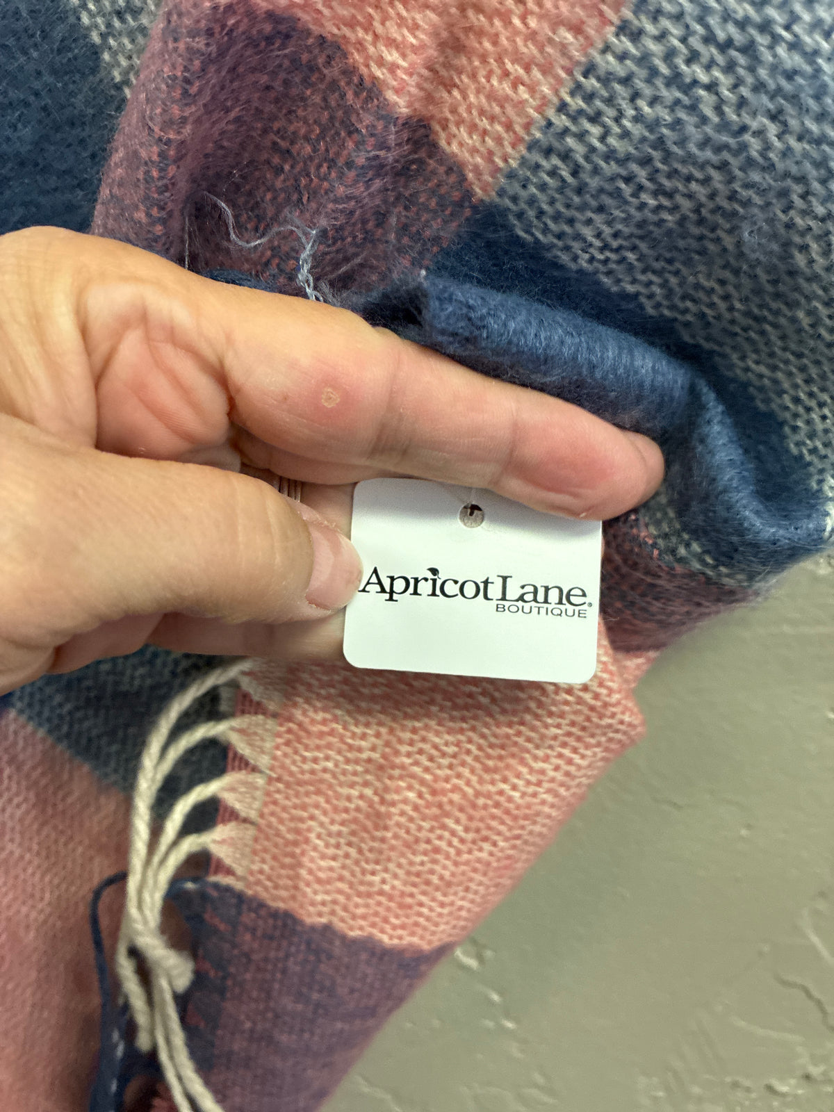 NWT Plaid Poncho (org$48)
