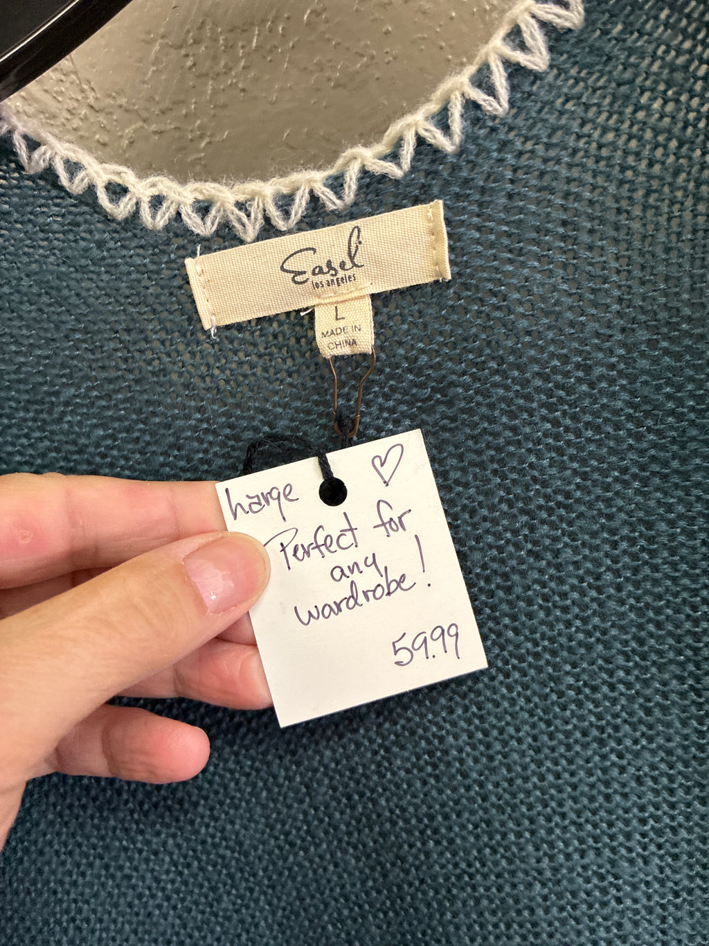 NWT Easel Oversized Wrap (org$60)