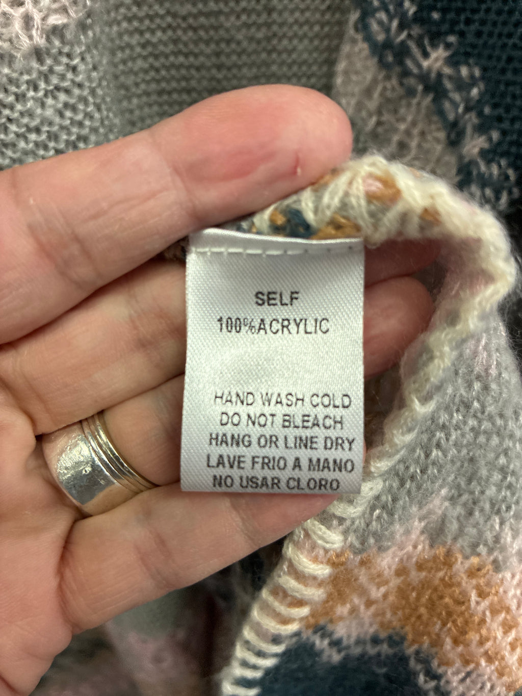 NWT Easel Oversized Wrap (org$60)