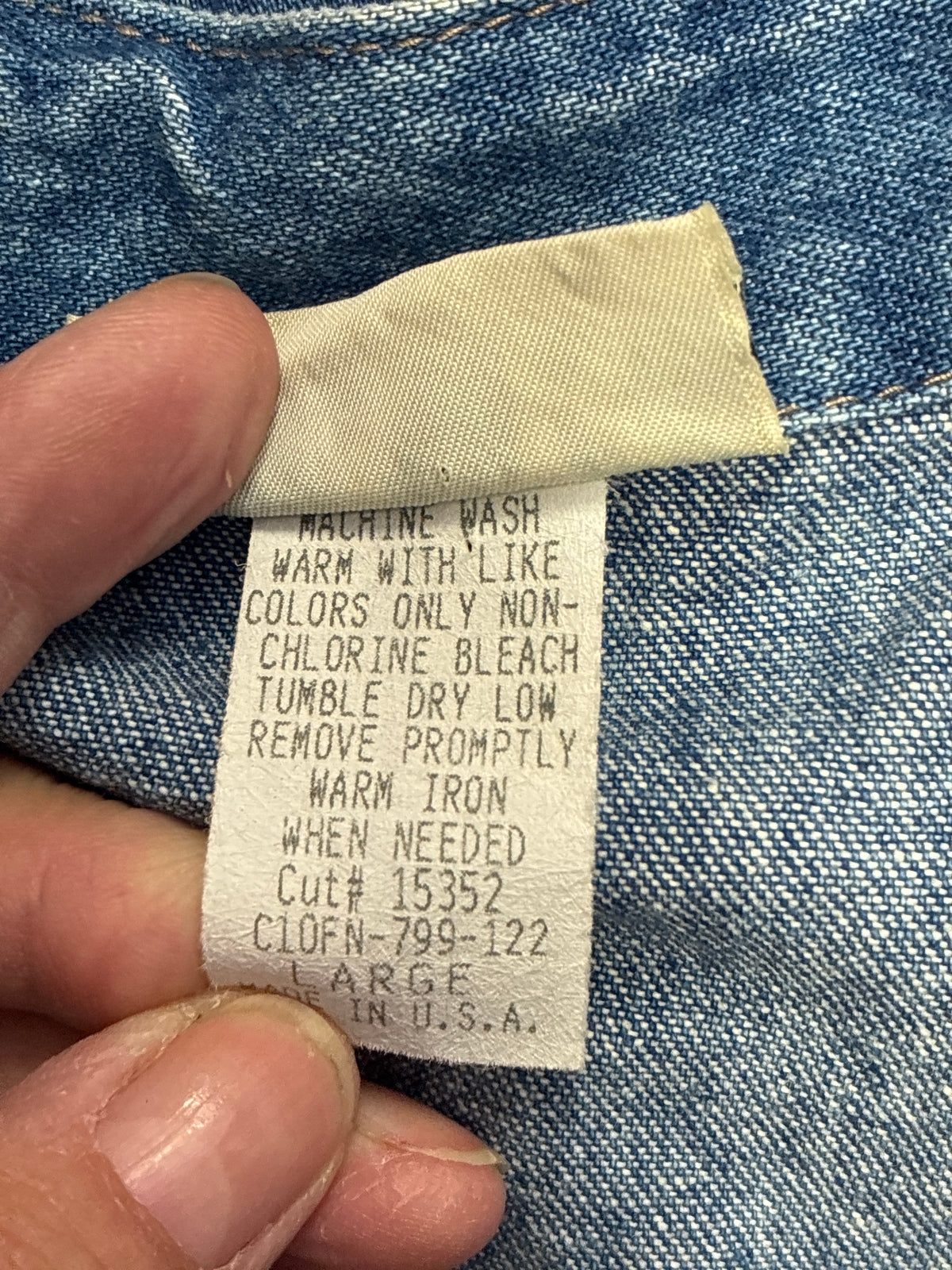 Vtg 90s DAK Tapestry & Denim Vest