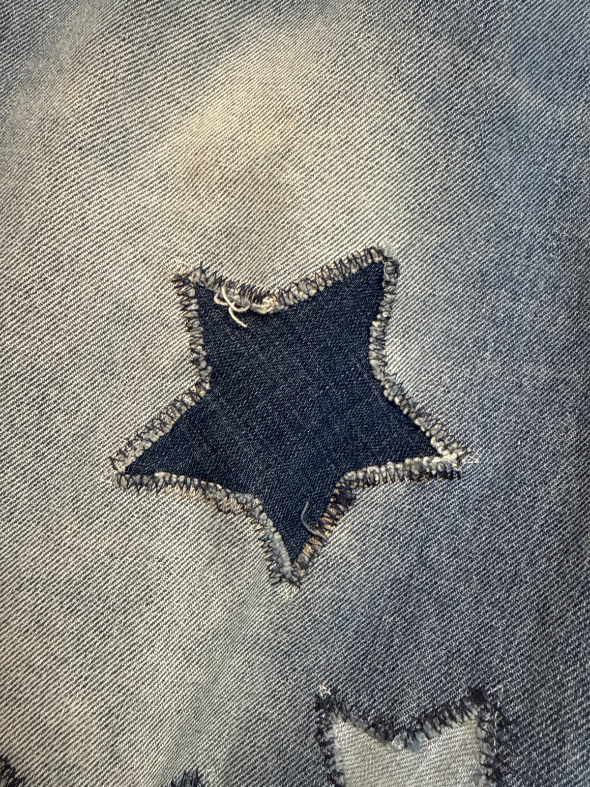 Stella Patchwork Barrel Jeans