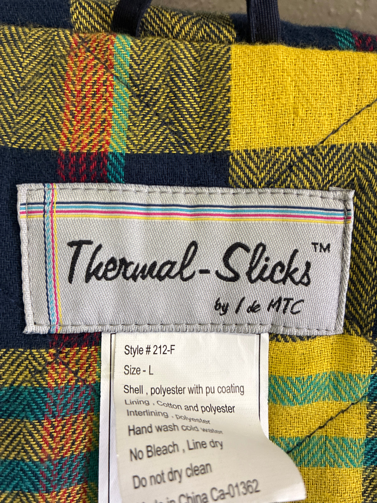 Vtg Thermal Slicks Hooded Raincoat