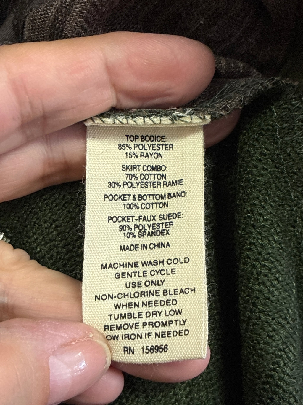 NWOT Indigo Thread Mixed-Media Tunic