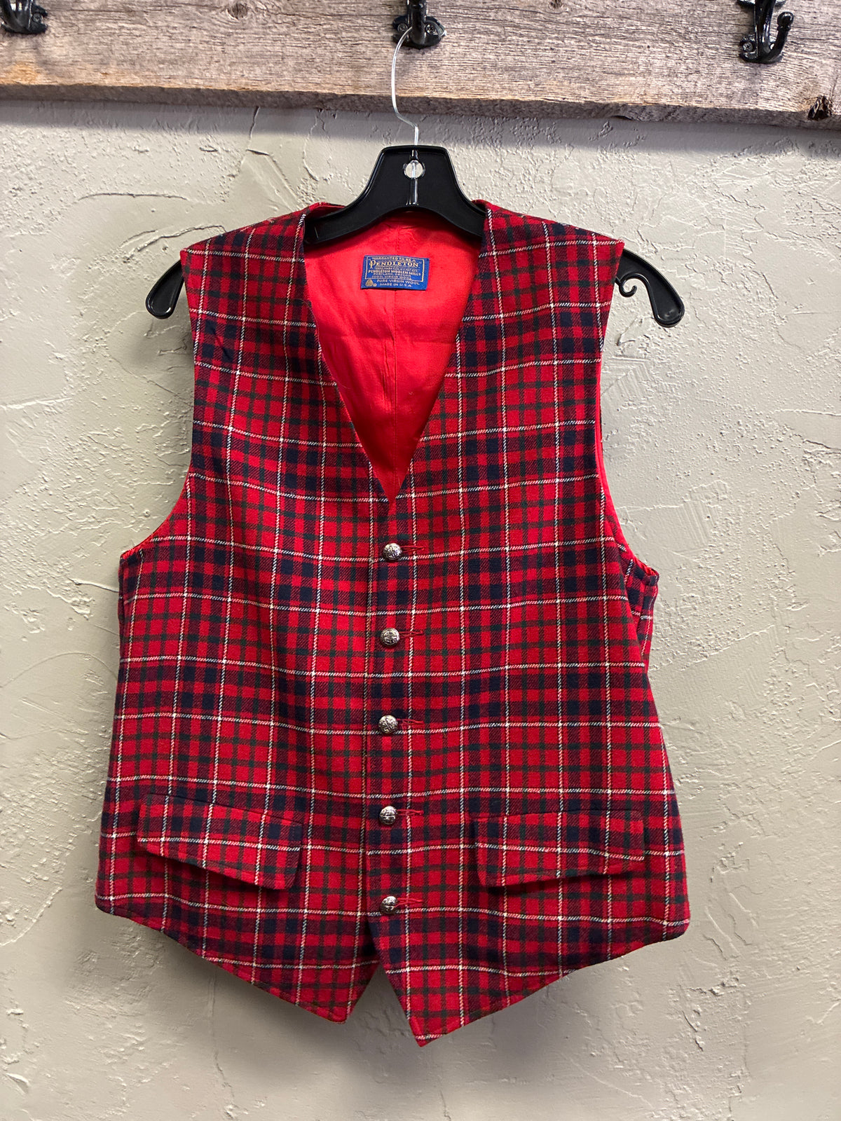 Vtg 50s/60s Pendleton Wool Vest