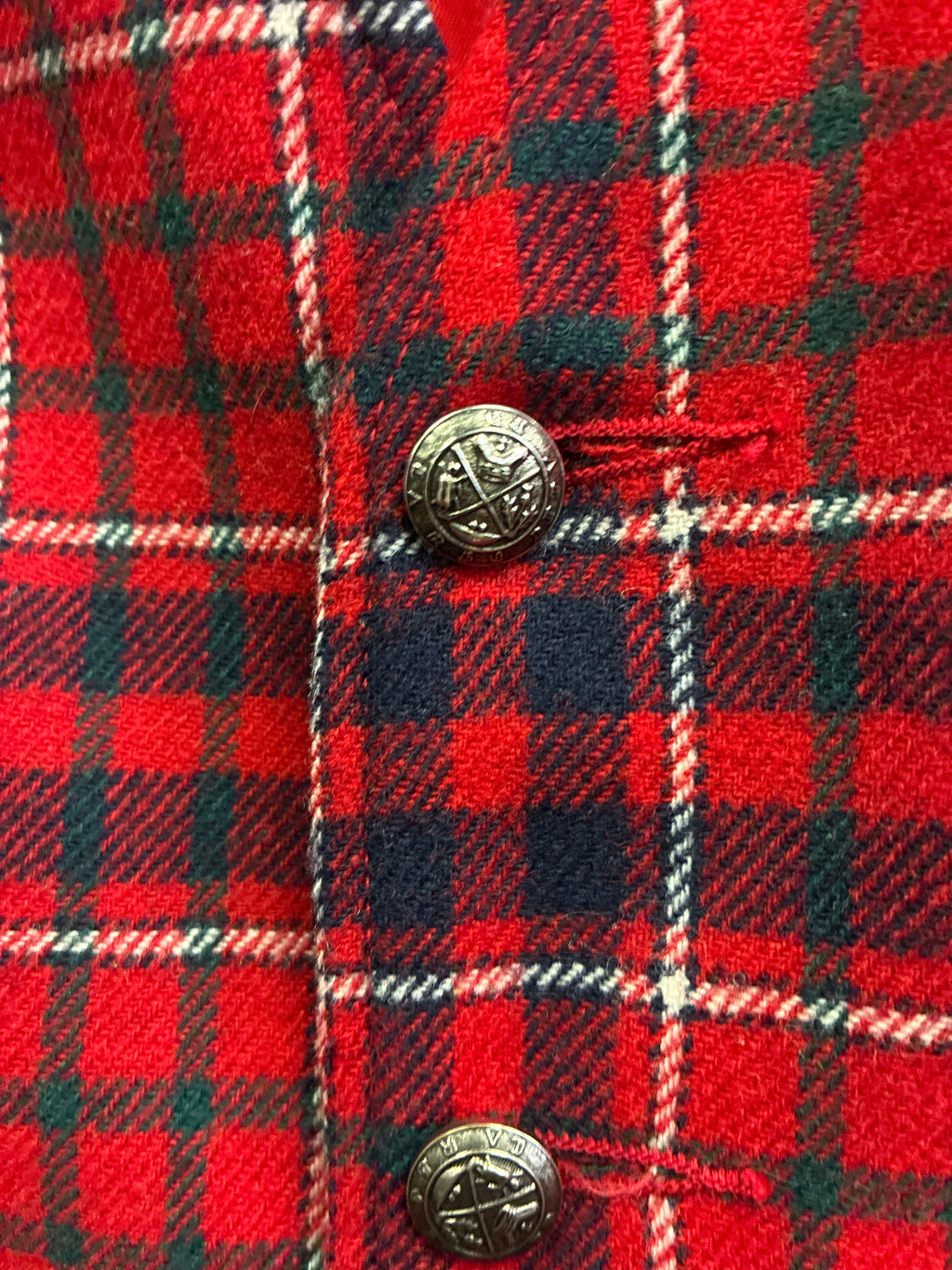 Vtg 50s/60s Pendleton Wool Vest