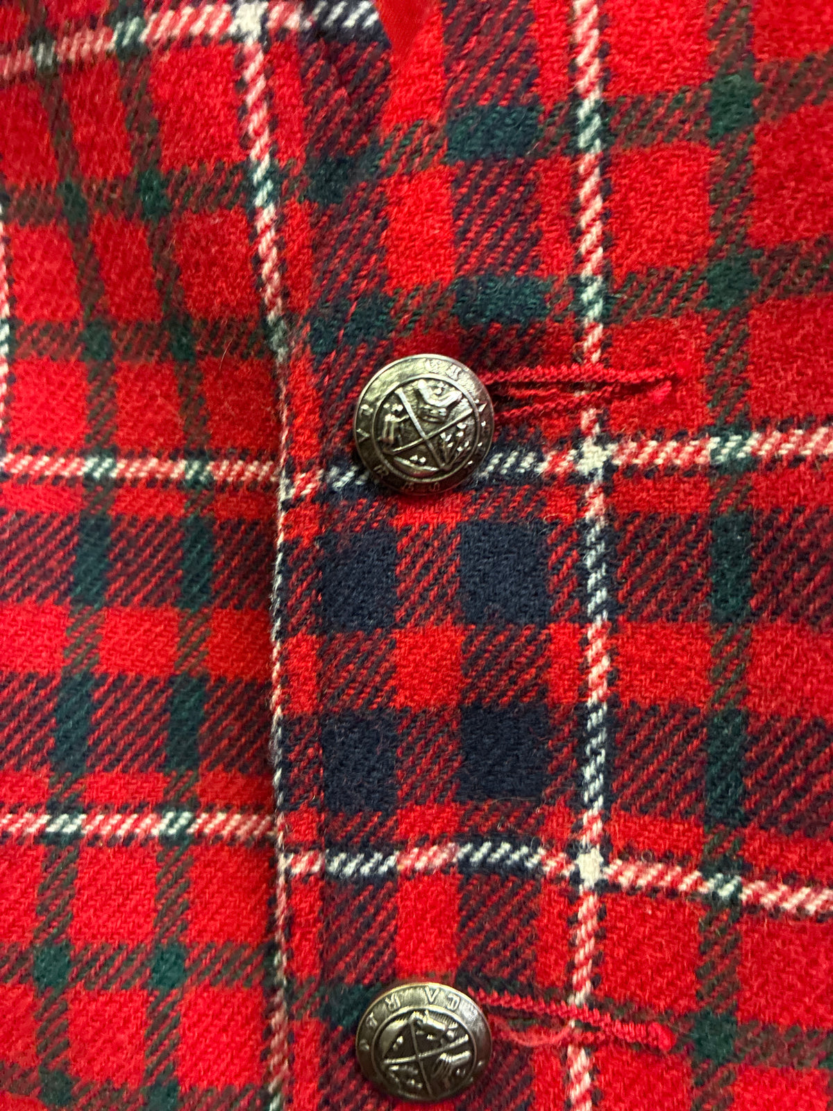 Vtg 50s/60s Pendleton Wool Vest