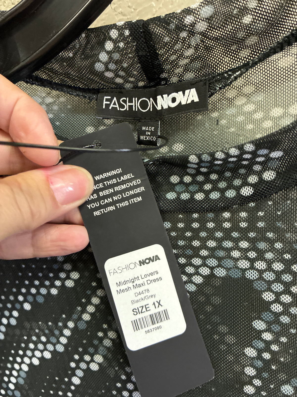 NWT FashionNova Mesh Maxi