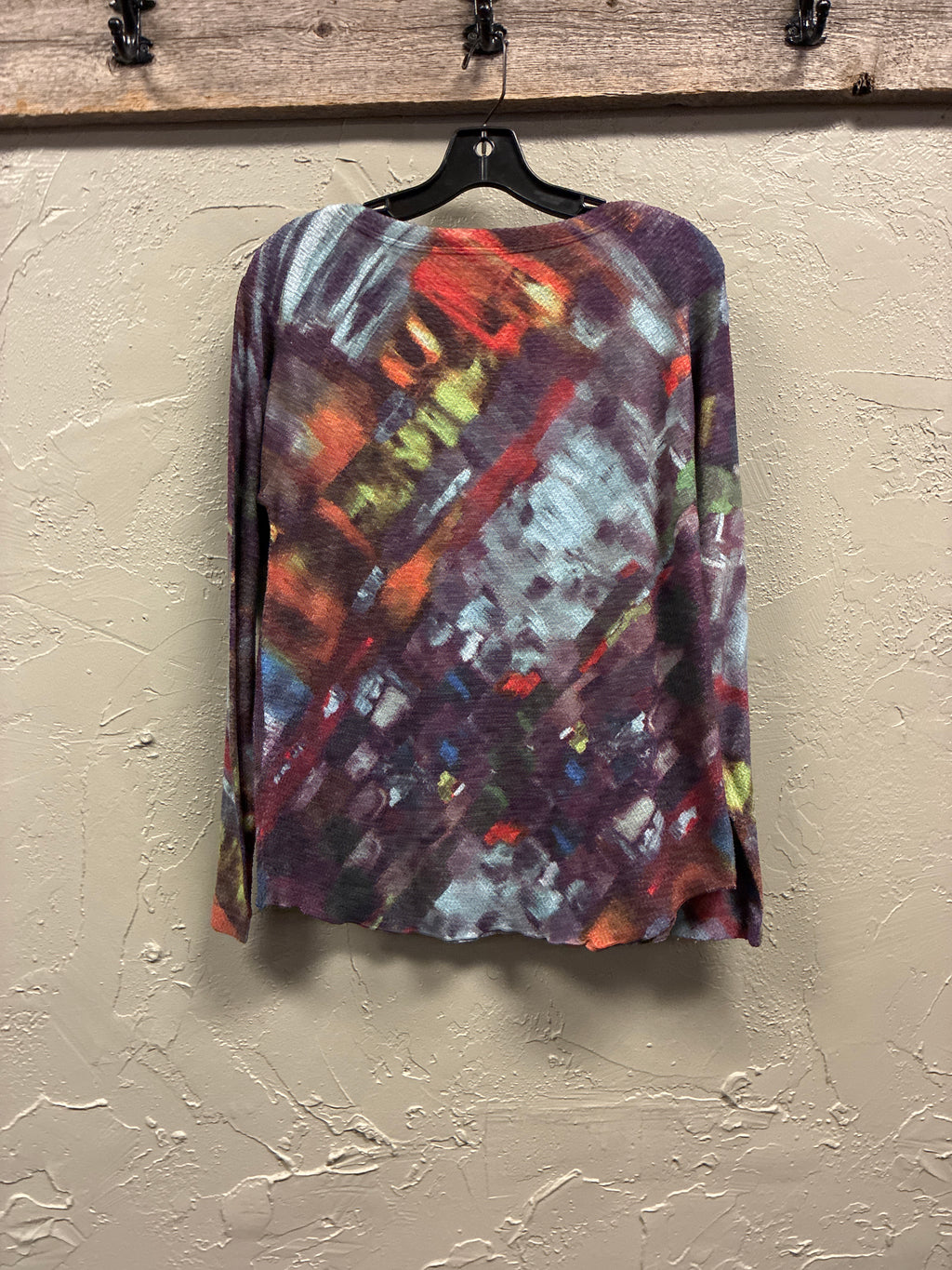 Nally & Millie Abstract Brushed Knit Top (org$90)