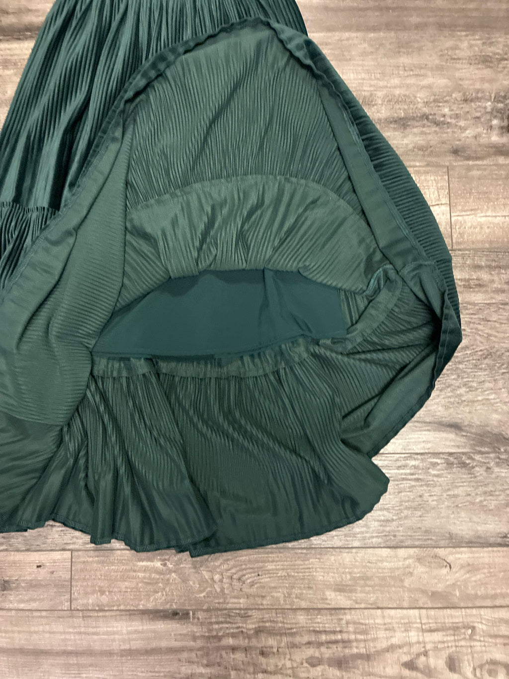 RAGA Tiered Velvet Maxi Skirt (org$120)