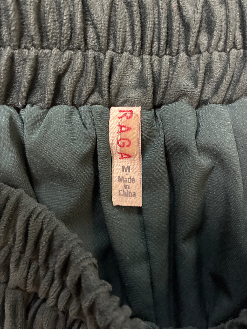 RAGA Tiered Velvet Maxi Skirt (org$120)