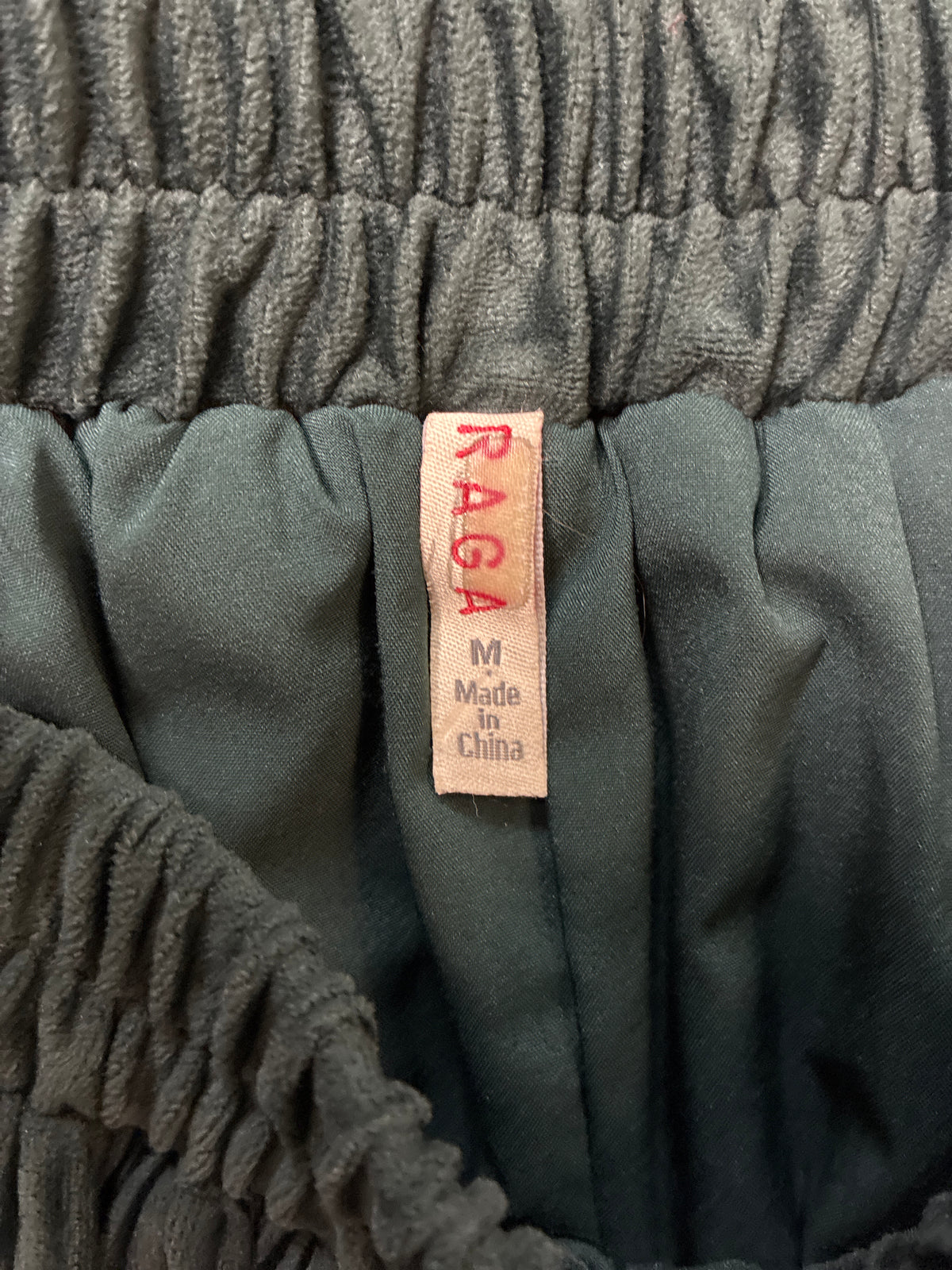 RAGA Tiered Velvet Maxi Skirt (org$120)