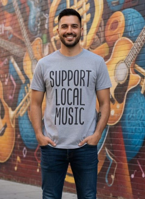 NWOT Support Local Music Tee
