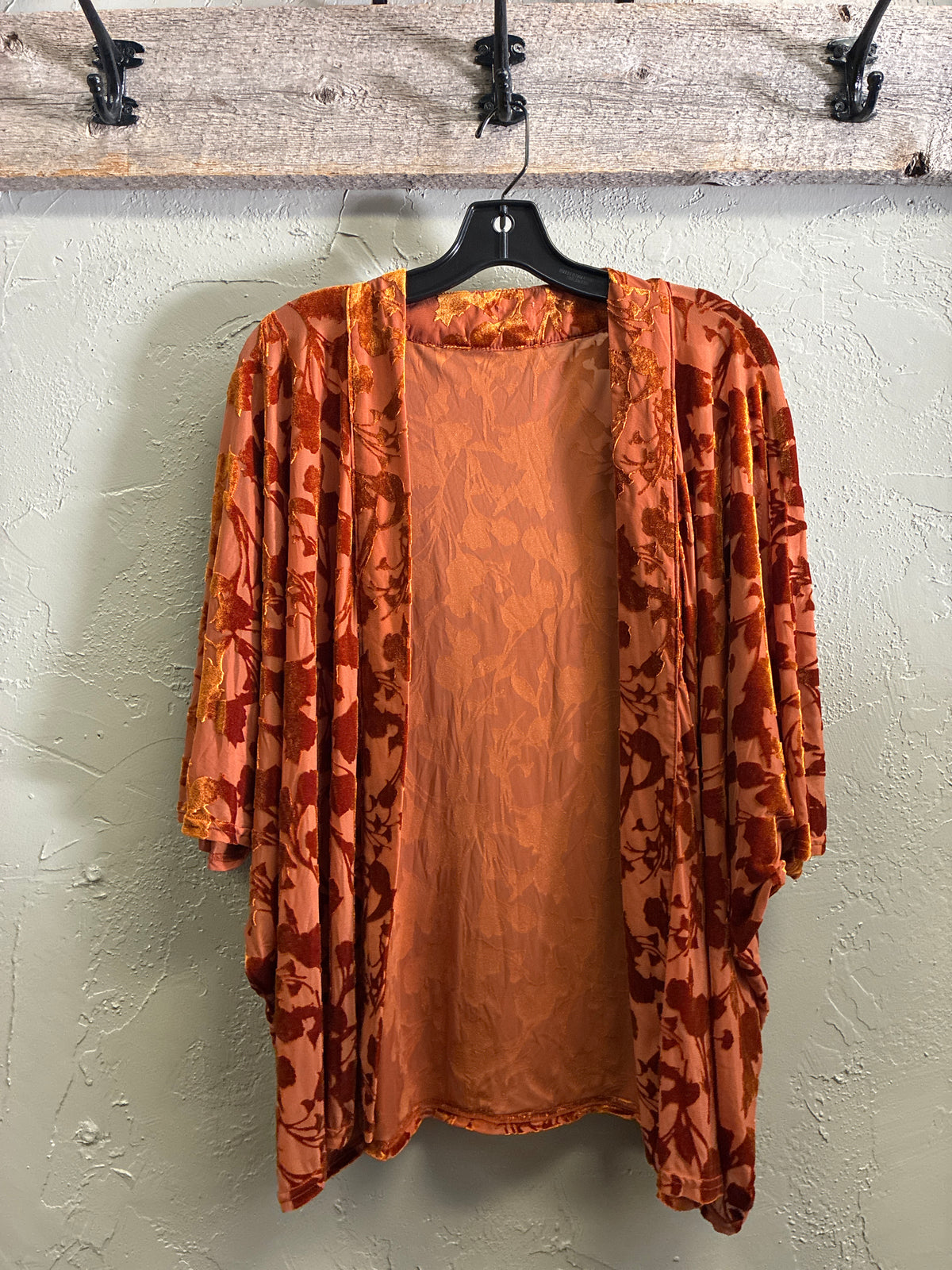 Burnout Floral Kimono