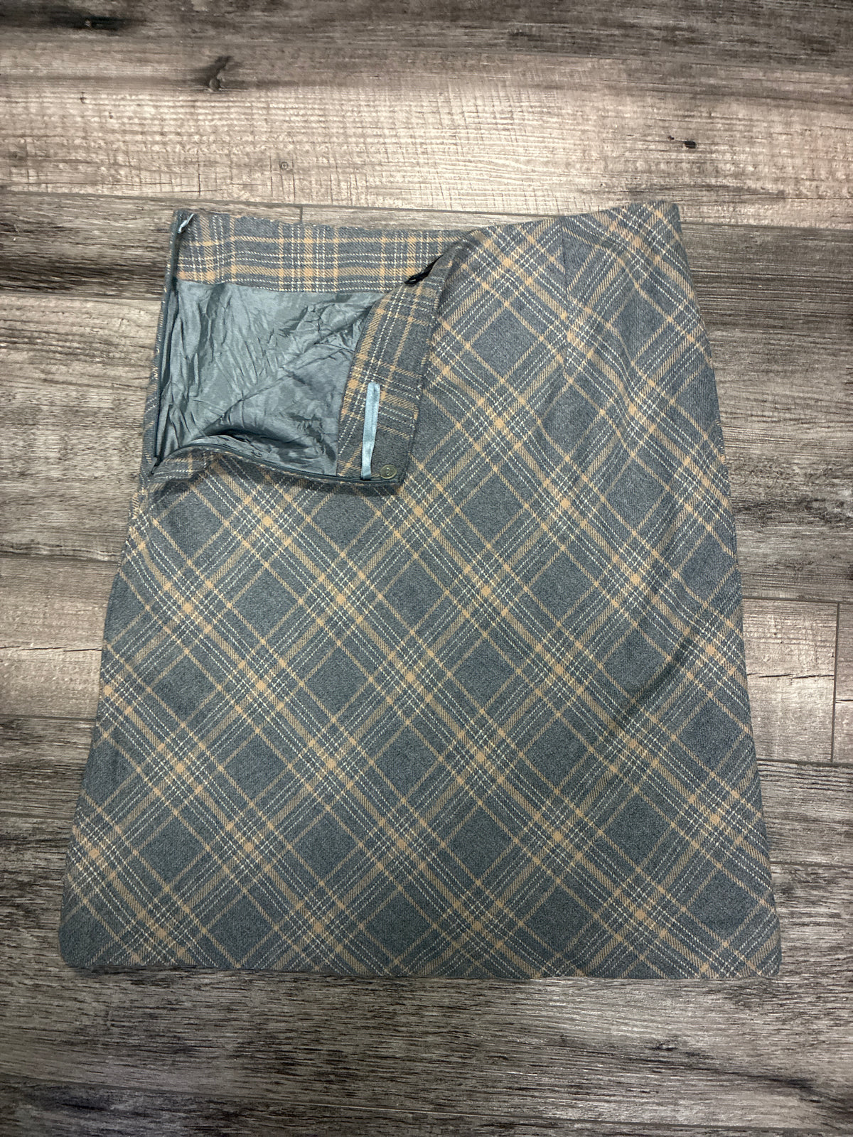 Vtg Y2K Hennes Plaid Skirt
