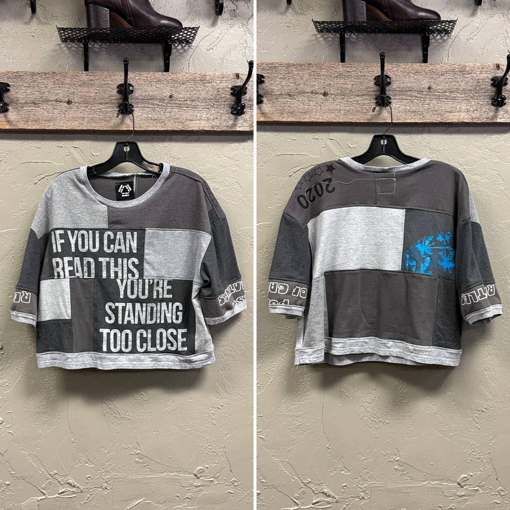 REBETTY PATCHWORK PULLOVER SHIRTS