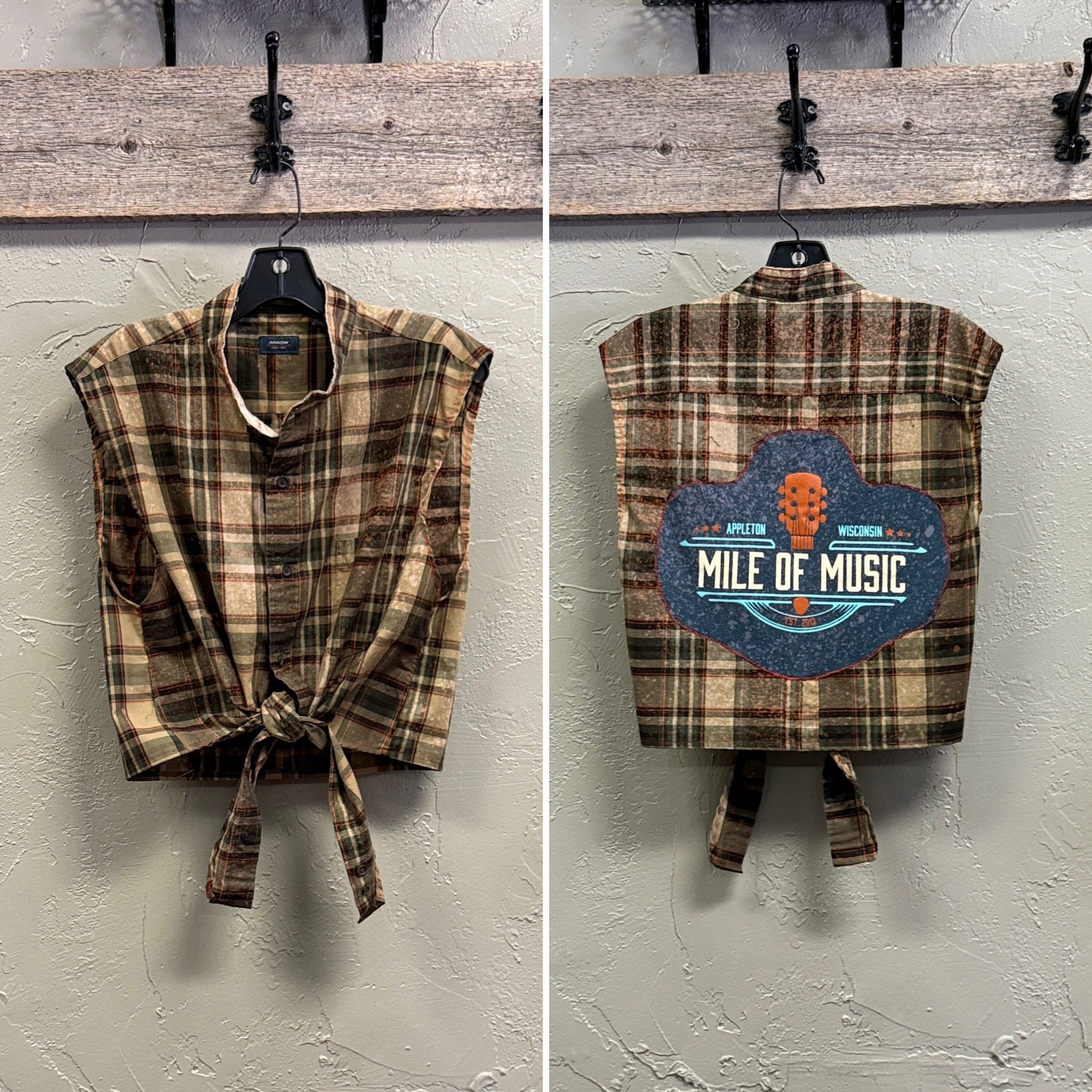 MoM Tie-Front Crop Shirts