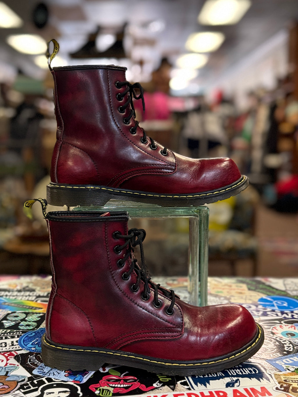 Marke Leather Combat Boots (org$75)