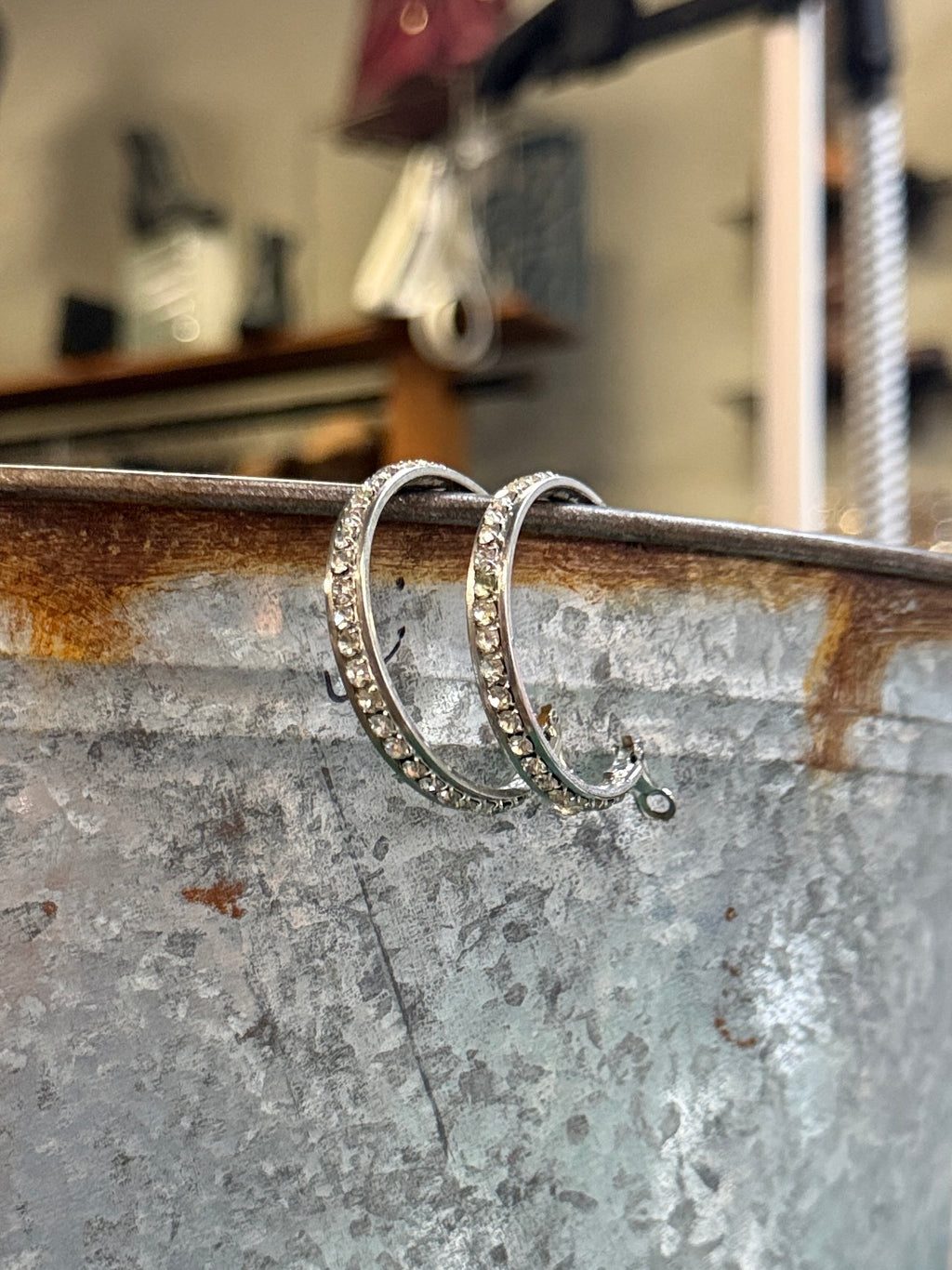 Silver Hoops