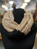 NWT DKNYC SEQUIN INFINITY SCARF