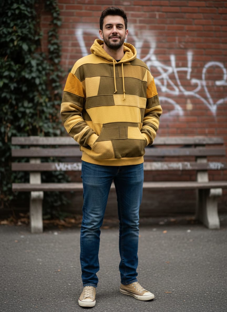 Unisex Patchwork Sweatshirts