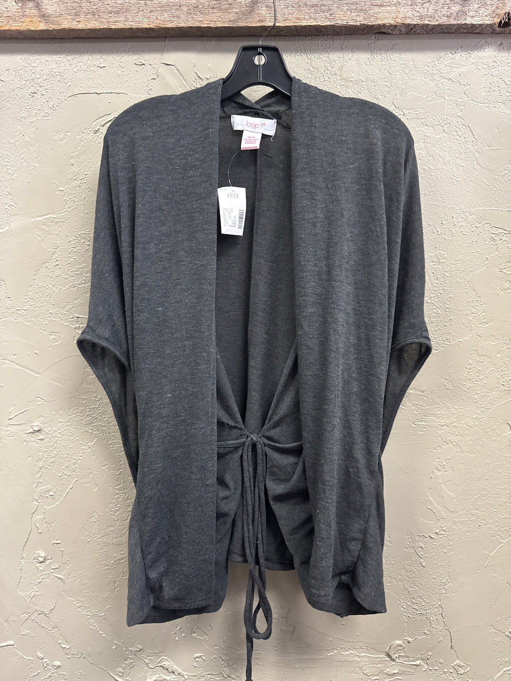 NWT LOOP 18 TIE FRONT SWEATER