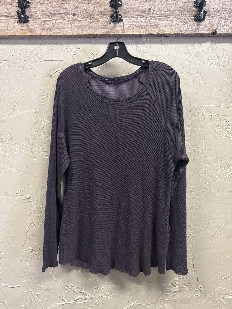 CUT LOOSE RAW HEM LONG SLEEVE