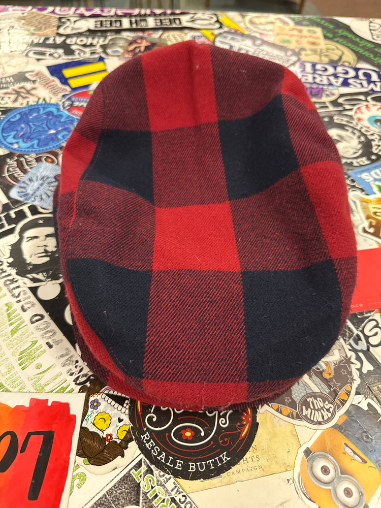 BUFFALO PLAID NEWS BOY CAP